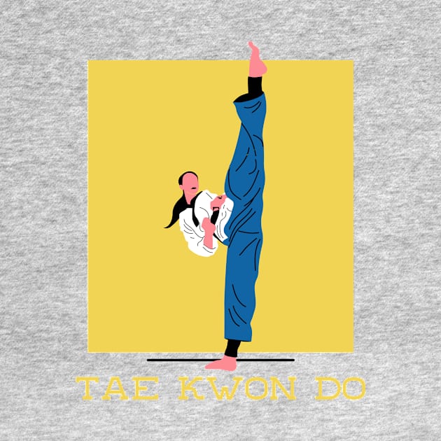 Tae Kwon Do - Girl Kicking by TrendyShopTH